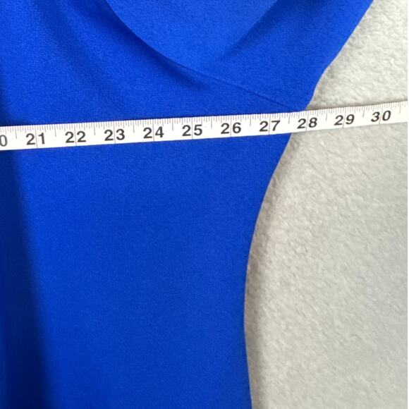 Misook Woman Royal Blue Black Colorblock Cardigan Pls Size Designer Quiet Luxury - Picture 4 of 7